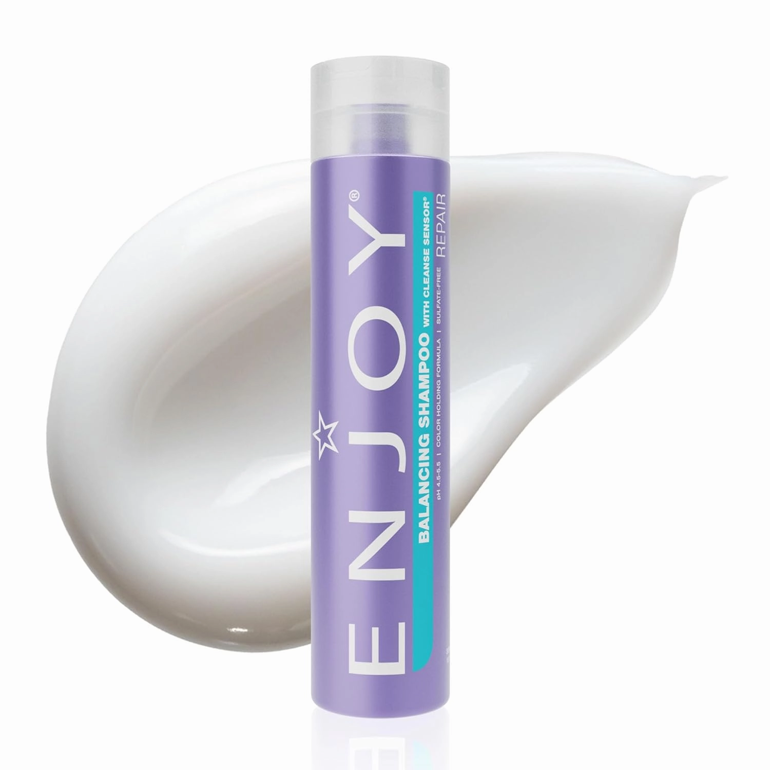 Enjoy Hair Care Balancing Shampoo, Sulfate Free, For Color Treated Hair, for Men and Women, Curly Hair - 10.1 Fl Oz