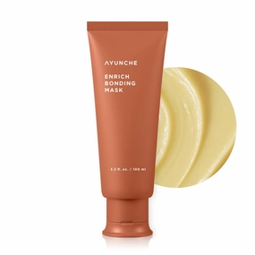 Enrich Bonding Hair Mask 3.4 fl oz (100ml) [For Dry & Damaged Hair] | Firming and Nourishing Deep Conditioner | Hydration & Anti-Frizz Hair Pack | Korean Salon Brand