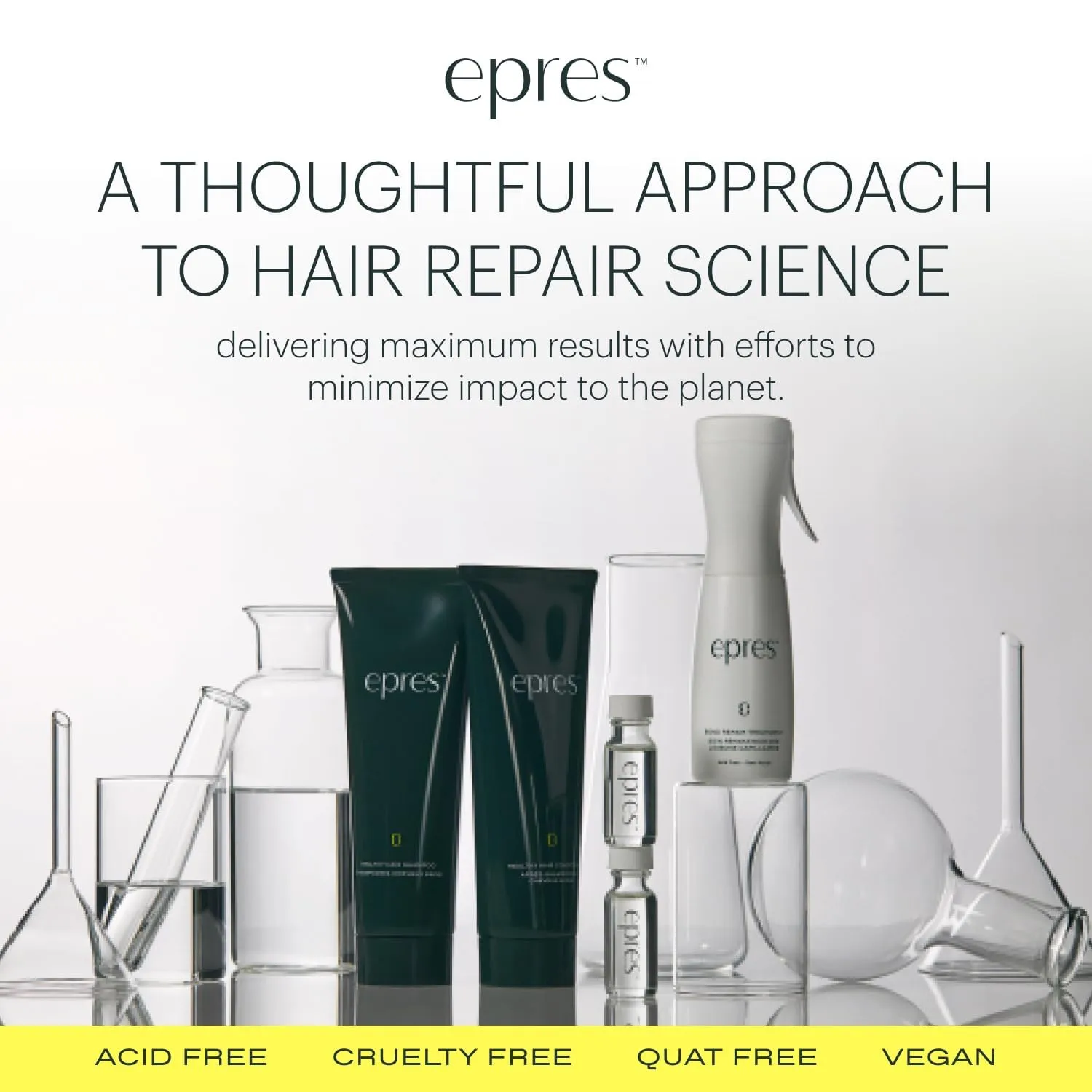 epres Healthy Hair Conditioner, Bond Repair for Stronger Shinier Hair, Cleaner Lightweight Formula Backed By Science, Scalp Hydration while Damage Repairing, Improve Bleach and Heat Damage