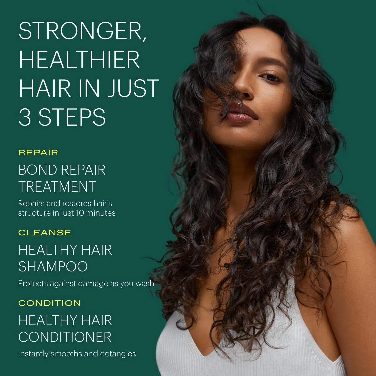 epres Healthy Hair Conditioner, Bond Repair for Stronger Shinier Hair, Cleaner Lightweight Formula Backed By Science, Scalp Hydration while Damage Repairing, Improve Bleach and Heat Damage
