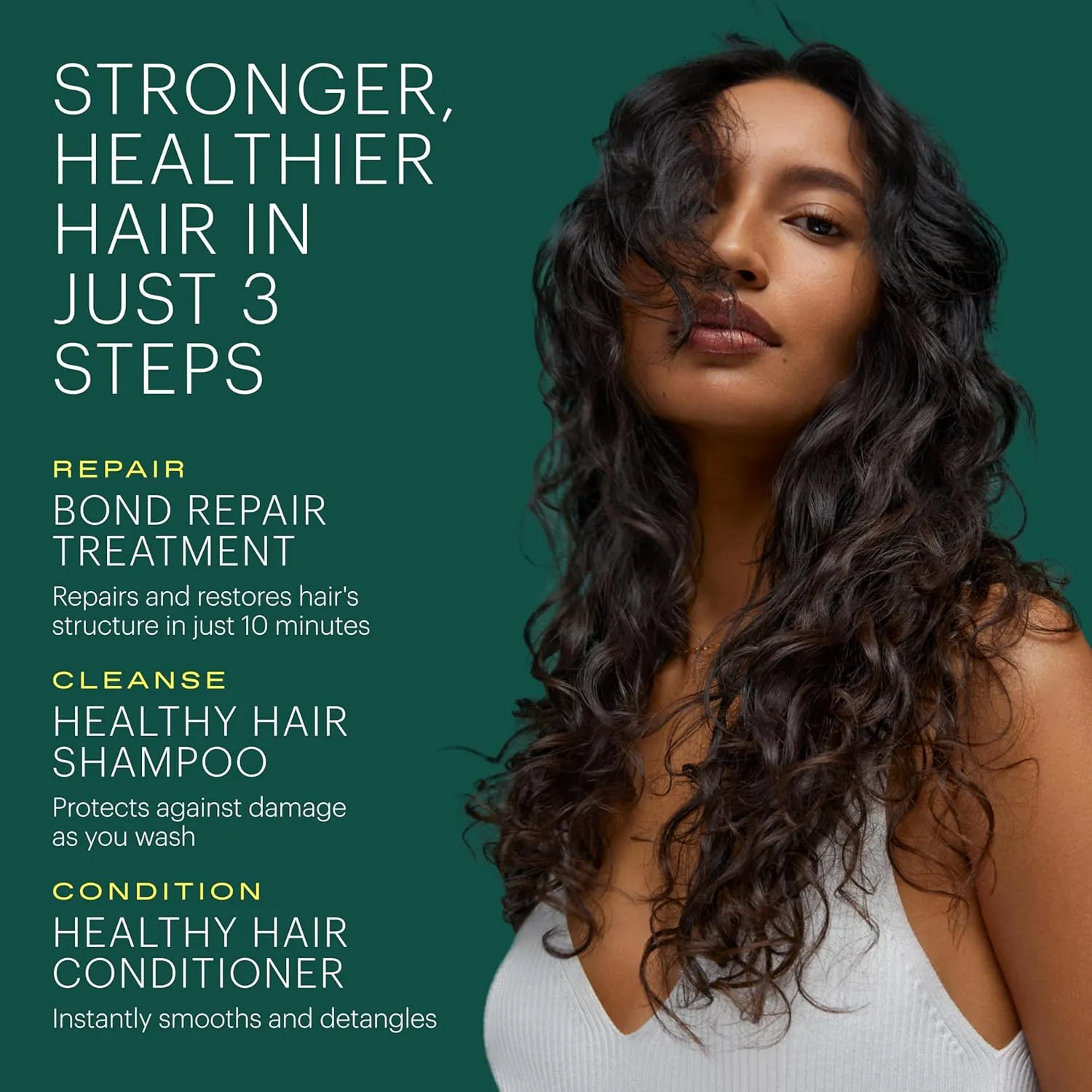 epres Healthy Hair Conditioner, Bond Repair for Stronger Shinier Hair, Cleaner Lightweight Formula Backed By Science, Scalp Hydration while Damage Repairing, Improve Bleach and Heat Damage