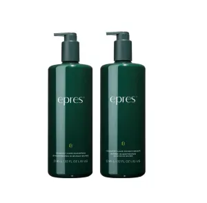 epres Healthy Hair Shampoo & Conditioner 32 oz Duo, Stronger Shinier Hair, Science Backed Haircare, Proven Results, Damage Repairing