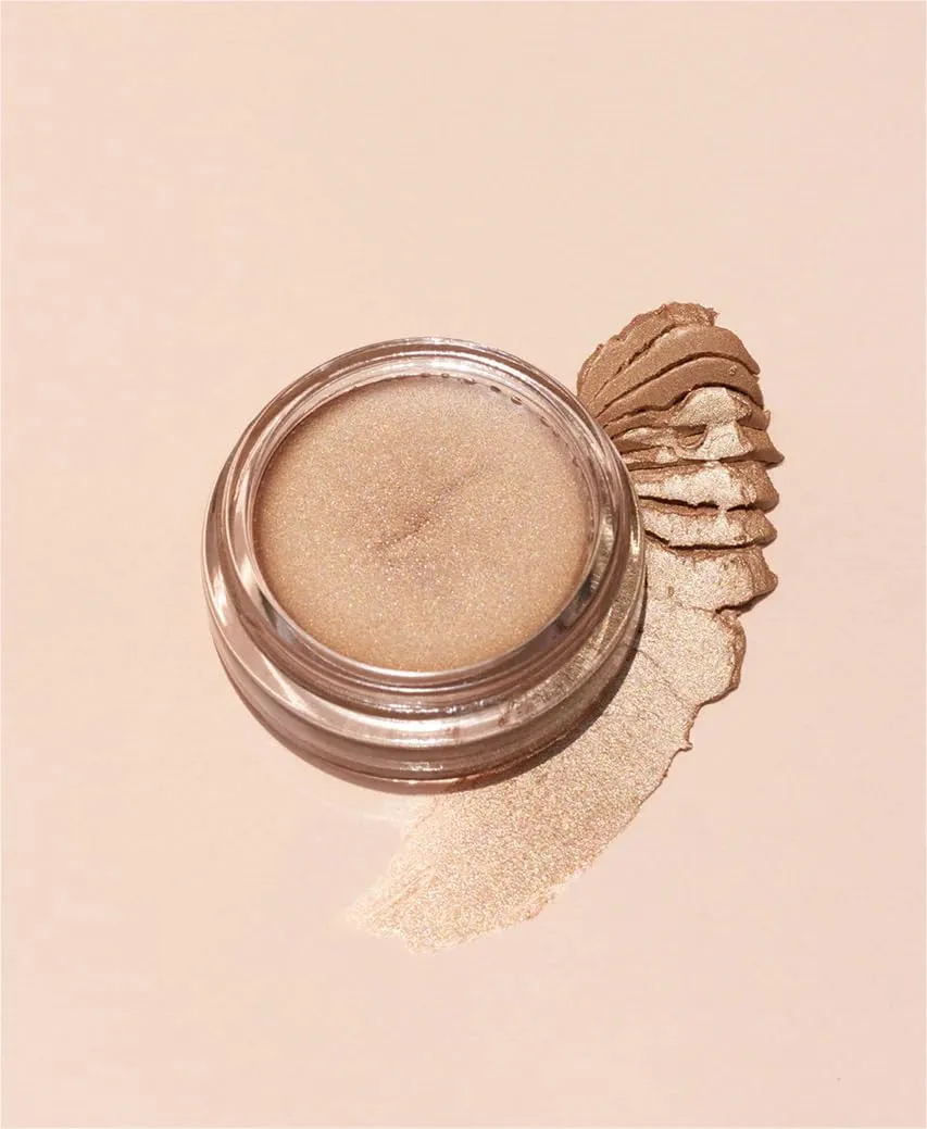 Ere Perez - Natural Vanilla Highlighter Balm | Creamy, Dewy Finish, Easy To Blend, Sensitive Skin Safe | Vitamin E | Vegan, Cruelty-Free, Clean Beauty (Sun Halo)