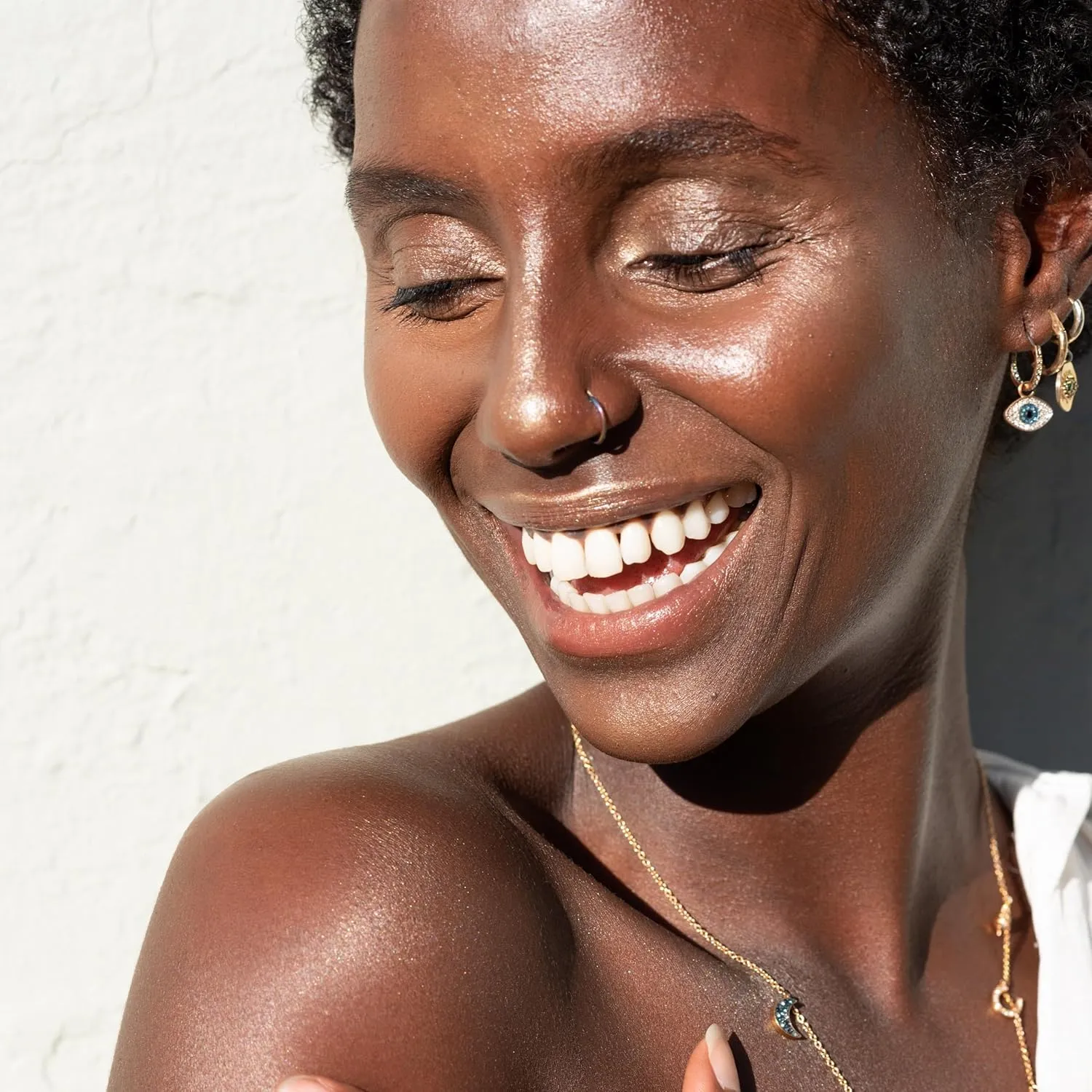 Ere Perez - Natural Vanilla Highlighter Balm | Creamy, Dewy Finish, Easy To Blend, Sensitive Skin Safe | Vitamin E | Vegan, Cruelty-Free, Clean Beauty (Sun Halo)
