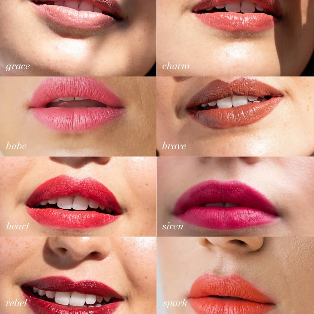 Ere Perez - Natural Coco Crayon Hydrating Lip Color | Baobab   Coconut Oil, Silica, Vitamin E | Protect, Nourish, Repair | Vegan, Cruelty-Free, Clean Beauty (Charm, 0.01 oz | 3 g)