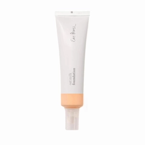 Ere Perez - Natural Oat Milk Liquid Foundation | Breathable, Buildable, Med-Full Coverage, Dewy | Peach Extract, Vitamin E | Vegan, Cruelty-Free, Clean Beauty (Honey | light warm, 1 fl oz | 30 ml)