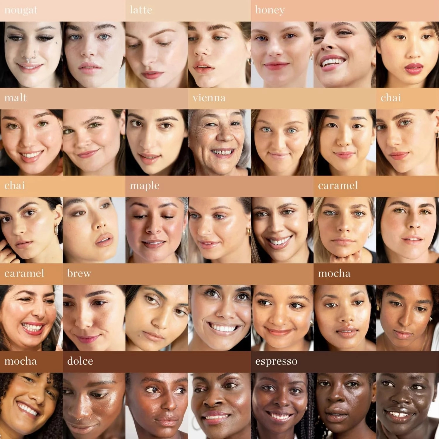 Ere Perez - Natural Oat Milk Liquid Foundation | Breathable, Buildable, Med-Full Coverage, Dewy | Peach Extract, Vitamin E | Vegan, Cruelty-Free, Clean Beauty (Honey | light warm, 1 fl oz | 30 ml)