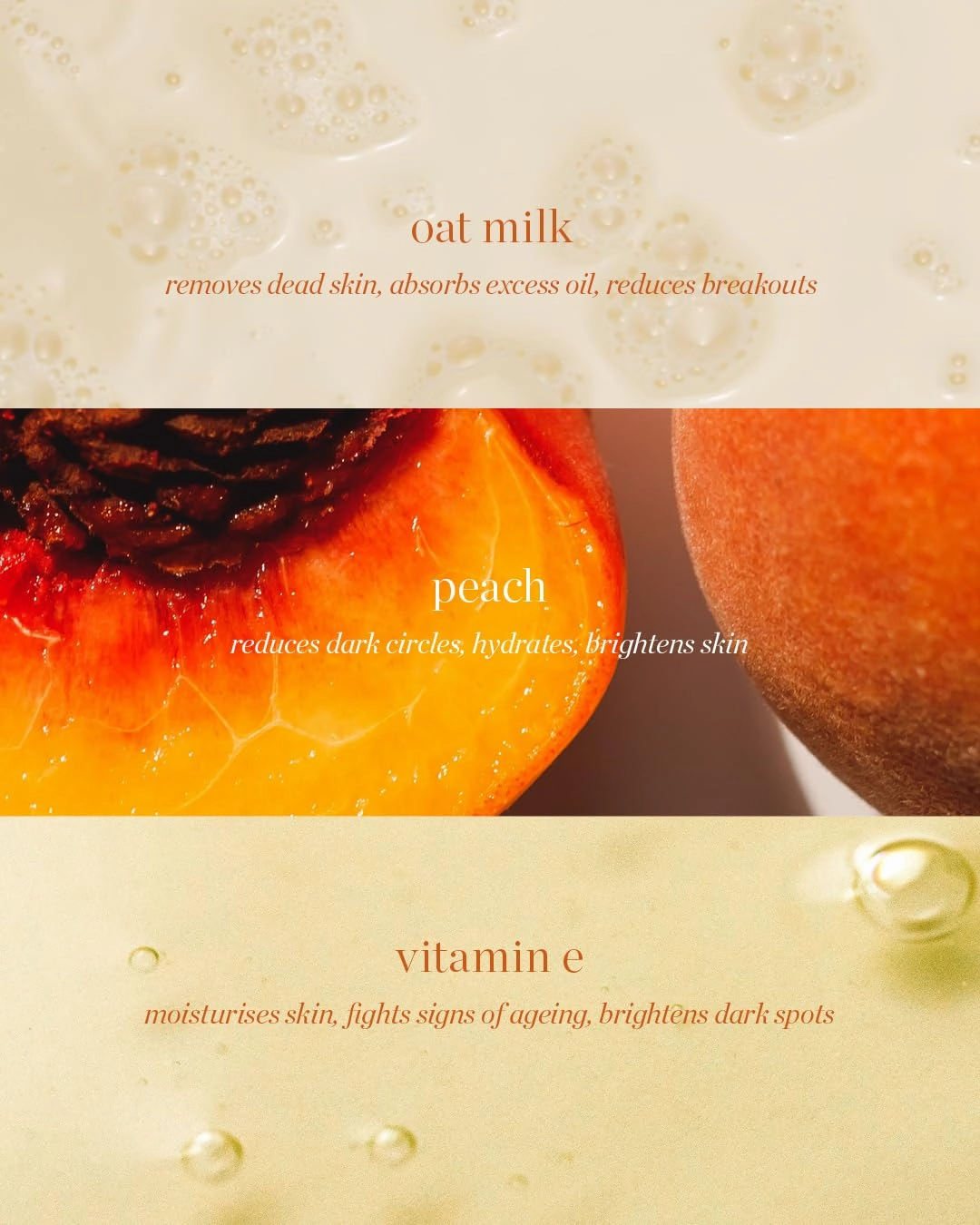 Ere Perez - Natural Oat Milk Liquid Foundation | Breathable, Buildable, Med-Full Coverage, Dewy | Peach Extract, Vitamin E | Vegan, Cruelty-Free, Clean Beauty (Honey | light warm, 1 fl oz | 30 ml)