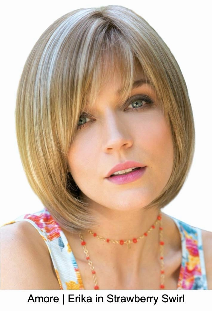 ERIKA Double Mono Synthetic Wig by Amore, 5PC Bundle: Wig, 4oz Mara Ray Enriched Shampoo, Conditioner, Wide Tooth Comb, and 19 Page Belle of Hope Guide (Copper Glaze)