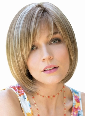 ERIKA Double Mono Synthetic Wig by Amore, 5PC Bundle: Wig, 4oz Mara Ray Enriched Shampoo, Conditioner, Wide Tooth Comb, and 19 Page Belle of Hope Guide (Copper Glaze)