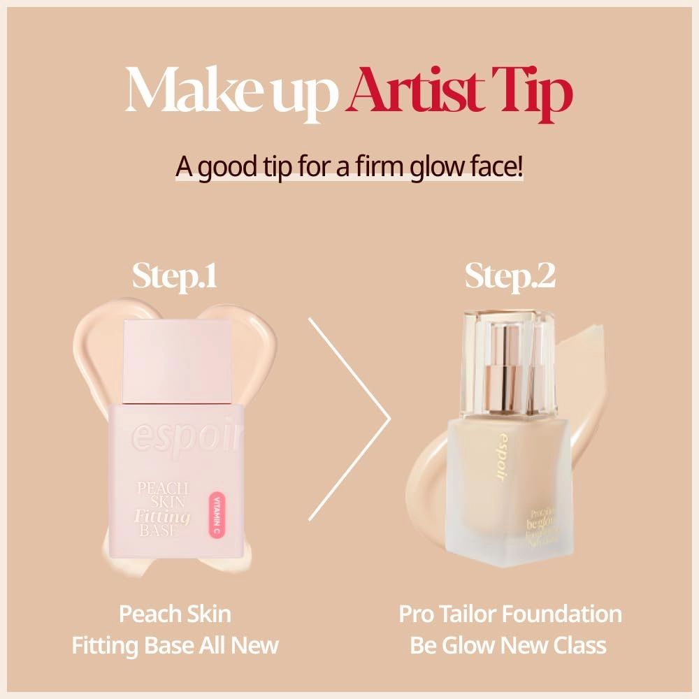 Espoir Pro Tailor Foundation Be Glow New Class #4 Beige 1.06 oz SPF27 PA   | Long-Lasting Healthy Radiance Glow Liquid Foundation | Light-weight Natural Dewy Full Coverage | Korean Base Makeup