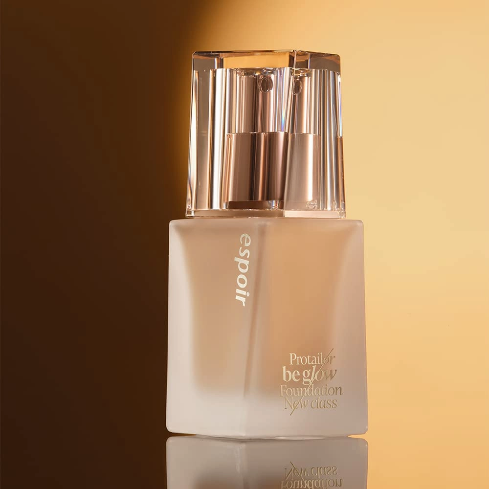 Espoir Pro Tailor Foundation Be Glow New Class #4 Beige 1.06 oz SPF27 PA   | Long-Lasting Healthy Radiance Glow Liquid Foundation | Light-weight Natural Dewy Full Coverage | Korean Base Makeup