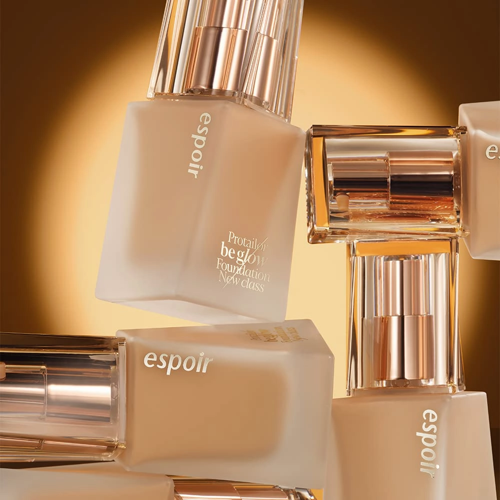 Espoir Pro Tailor Foundation Be Glow New Class #4 Beige 1.06 oz SPF27 PA   | Long-Lasting Healthy Radiance Glow Liquid Foundation | Light-weight Natural Dewy Full Coverage | Korean Base Makeup