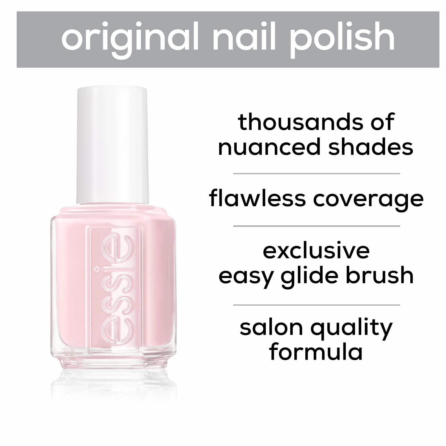 Essie Nail Polish Natural Mani Kit, Ballet Slippers, Sheer Pink Nail Polish   Essie All-In-One Base Coat  Top Coat   Strengthener, Gifts For Women And Men, 0.46 Fl Oz Each