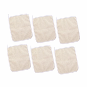 Exfoliating Bath Cloth 6pcs Set Scrubber Towel Quick Dry Bath for Washing