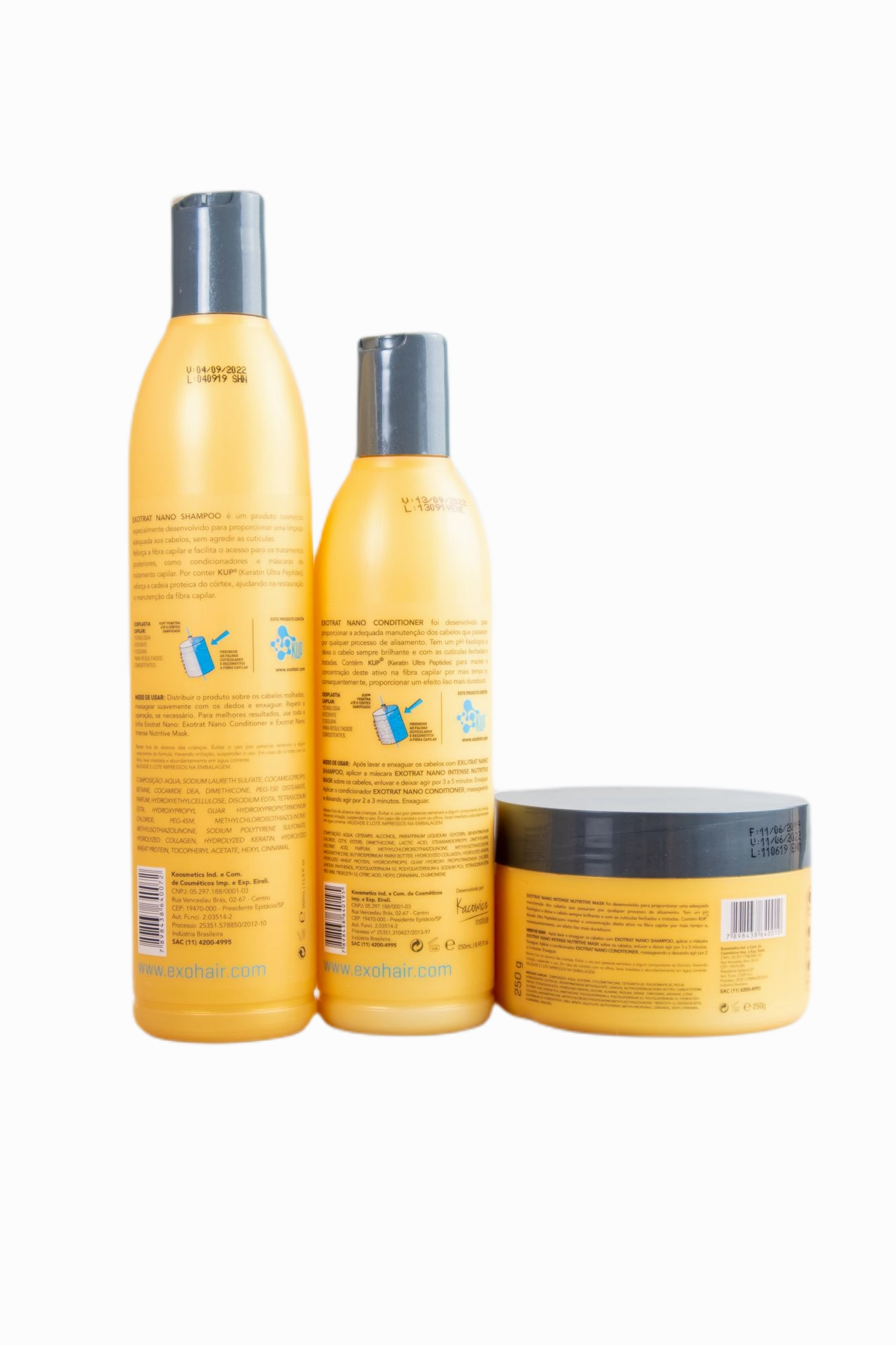 Exoplasty Exotrat Nano Home Use (3 products) - Exo Hair Professional