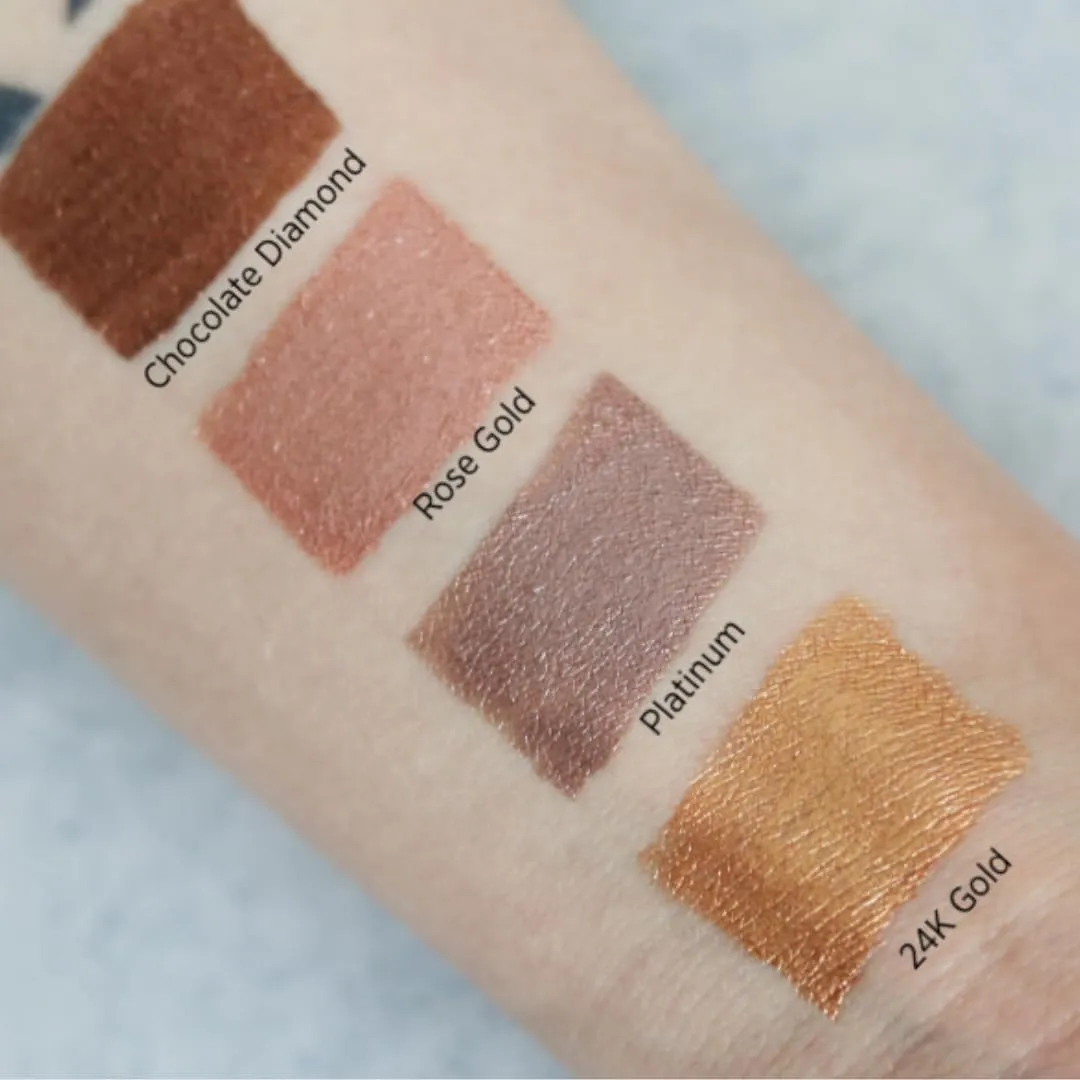 Eye Jewels 24-Hour Eye Shadow Vegan, Cruelty-Free Long-Lasting Cream Eyeshadow, Radiant Finish Eye Makeup for All Skin Tones, Easy-to-Blend, Smudge-Proof, Rose Gold .15 fl oz