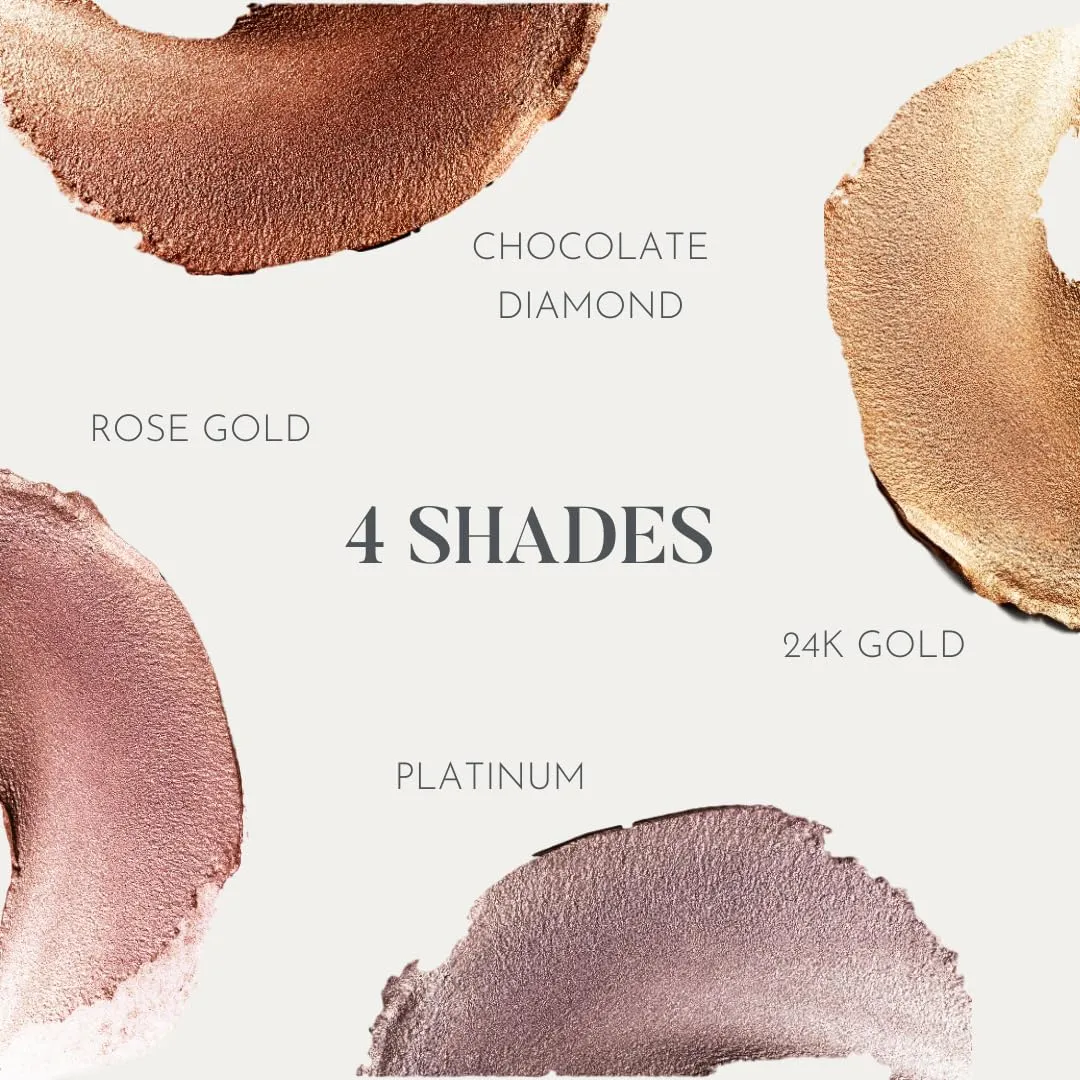 Eye Jewels 24-Hour Eye Shadow Vegan, Cruelty-Free Long-Lasting Cream Eyeshadow, Radiant Finish Eye Makeup for All Skin Tones, Easy-to-Blend, Smudge-Proof, Rose Gold .15 fl oz