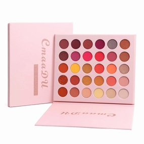 Eye Makeup Palette, Eyeshadow Palette Colorful, 30 Colors Shimmer Smokey Matte Metallic Warm Blendable High Pigmented Eyeshadow Palette, Long Lasting Waterproof Makeup Palette, Less Fallout