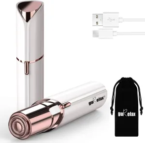 Facial Hair Removal for Women, Gurelax Facial Hair Remover, Hair Removal Device for Peach Fuzz, Chin, Upper Lip, with Flannel Bag