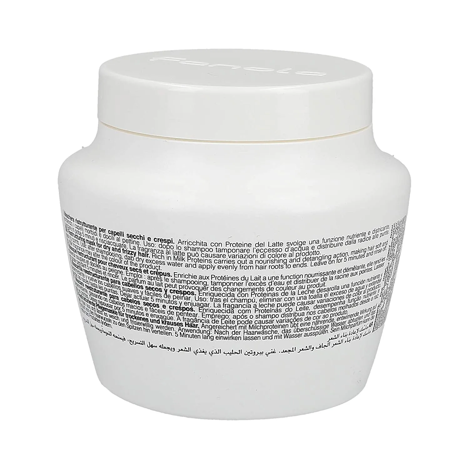 Fanola Deep Conditioning Hair Mask for Damaged Hair - Hydrating Treatment Enriched with Milk Proteins - Softens & Restores Dry, Frizzy & Damaged Strands - Nourishes & Detangles (16.9 Fl oz)