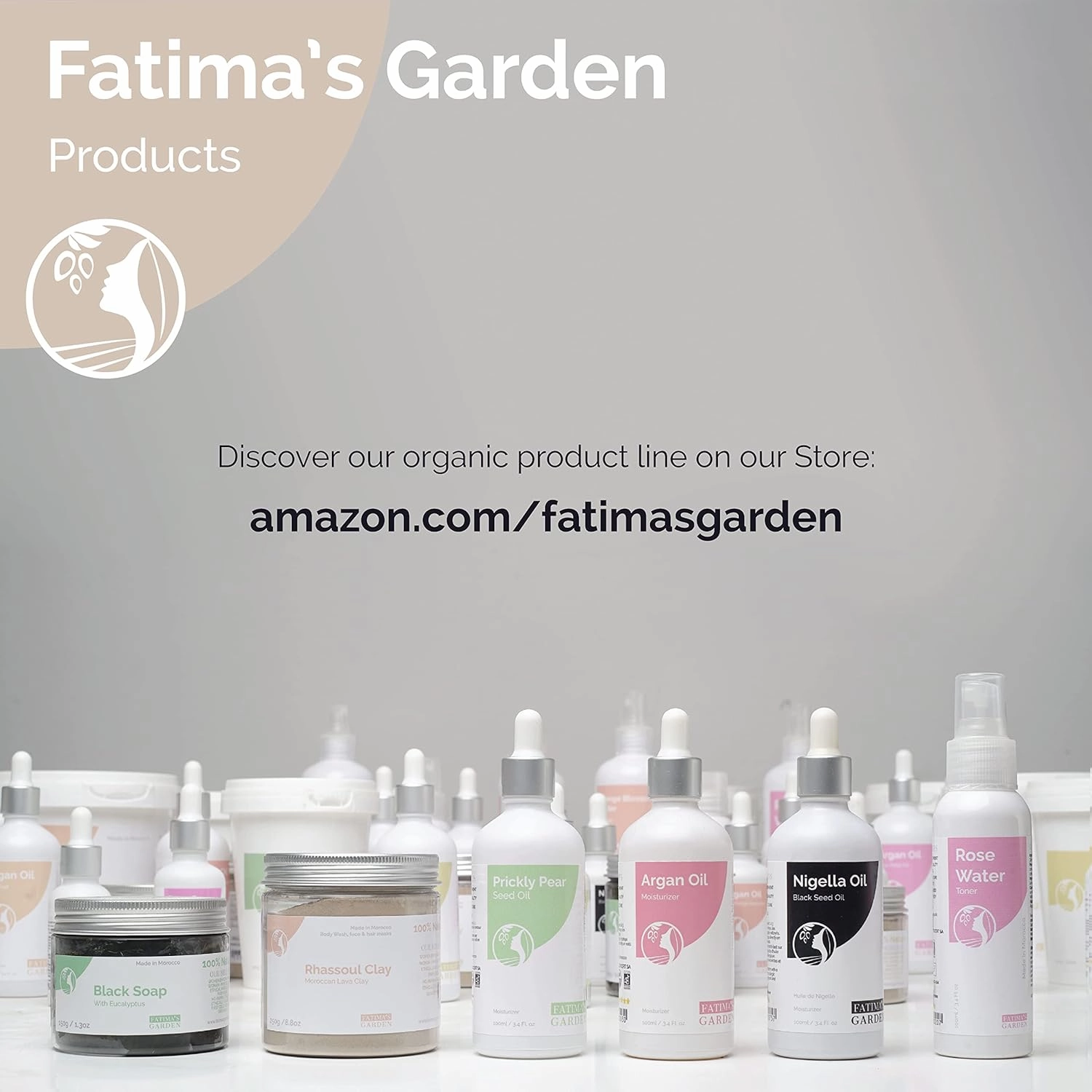 Fatima's Garden Rhassoul Clay with Argan & Eucalyptus - Detox & Soften, 250g