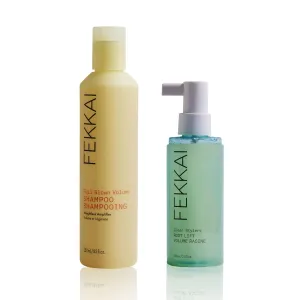Fekkai Full Blown Volume Shampoo (8.5 oz)   Clean Stylers Root Lift Volume Spray (5 oz) - Free of Sulfates, Parabens, Phthalates - Vegan, Cruelty-Free