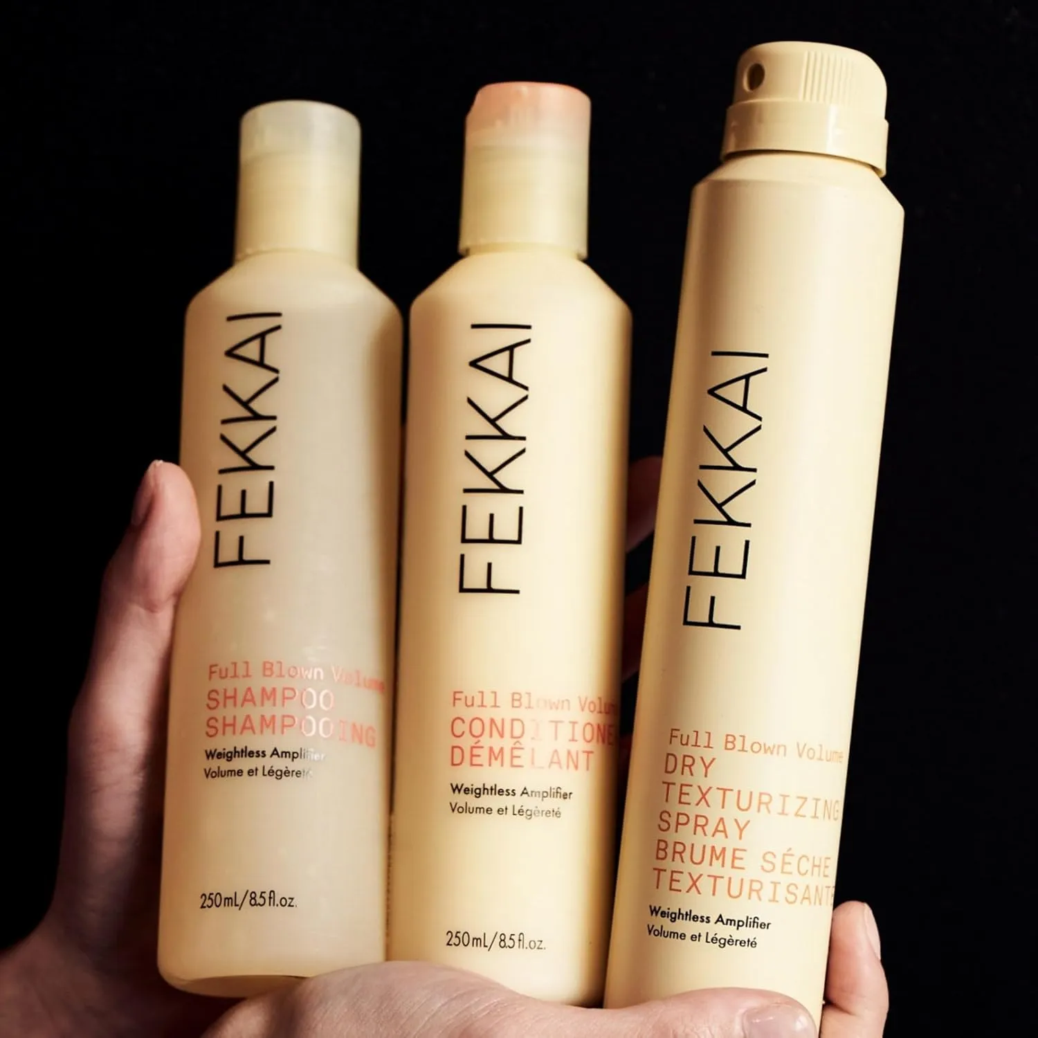 FEKKAI Full Blown Volume Shampoo (8.5 oz)   Conditioner (8.5 oz) - Adds Lift & Body for Lasting Volume For Fine or Flat Hair - Vegan, Cruelty-Free