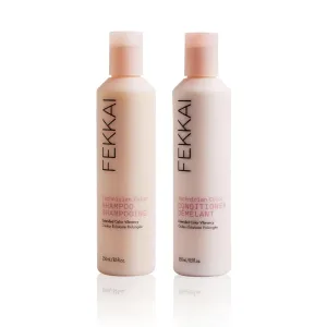 FEKKAI Technician Color Shampoo (8.5 oz)   Conditioner (8.5 oz) - Extends Vibrancy of Color-Treated Hair - Free of Sulfates, Parabens, Phthalates - Vegan, Cruelty-Free