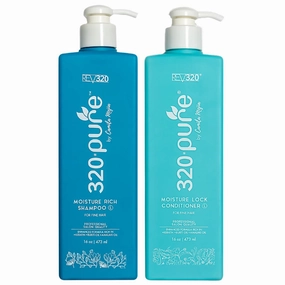 Fine Hair Hydration Duo – Lightweight Moisture Rich Shampoo & Moisture Lock Conditioner for Volume & Shine