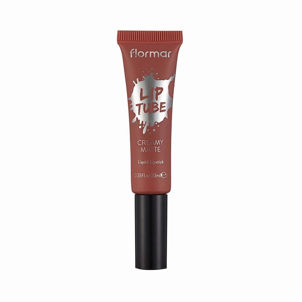 Flormar Creamy Matt Lip Tube Liquid Lipstick, 04 Hot Peach