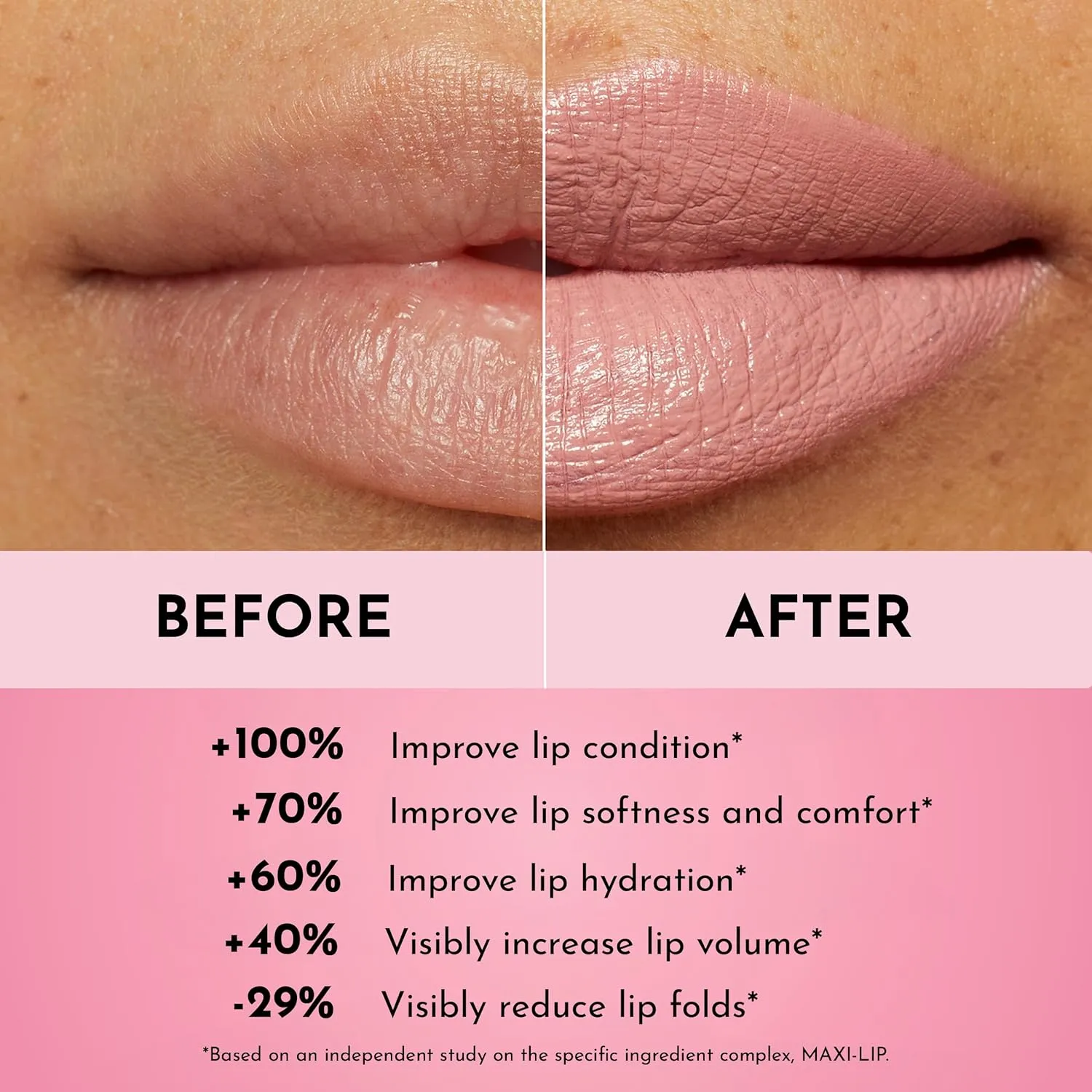 Forget the Filler Lip-Plumping Line-Smoothing Satin Cream Lipstick, Daisy Girl, Pink, 0.1 Ounce