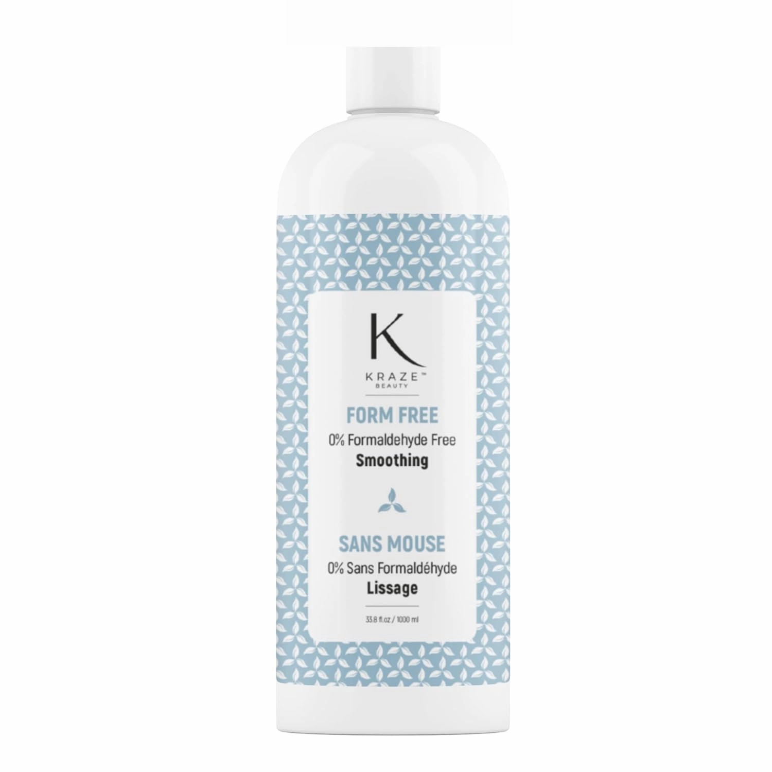 Formaldehyde Free Keratin Smoothing Hair Treatment - Professional Brazilian Complex Blowout Straightening For Silky Smooth & Frizz Free Hair - 33.8 Fl.Oz