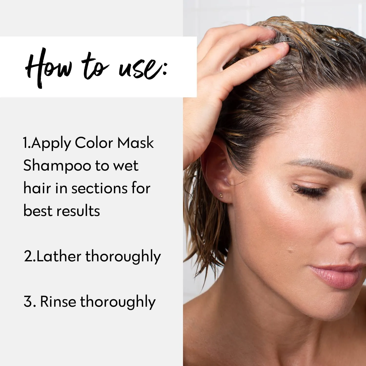FOUR REASONS Rose Gold Hair Toner and Color Depositing Shampoo - Sulfate Free, Vegan, 8.45 Fl Oz (For Color Treated Hair)