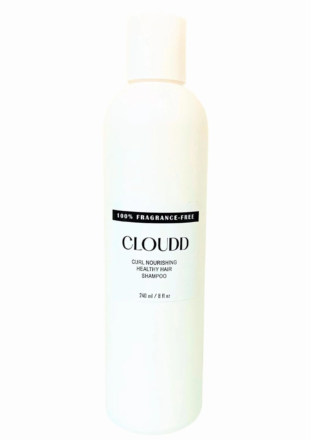 Fragrance-Free Curl Nourishing Healthy Hair Shampoo, 100% Fragrance-Free and Essential Oil-Free, Unscented