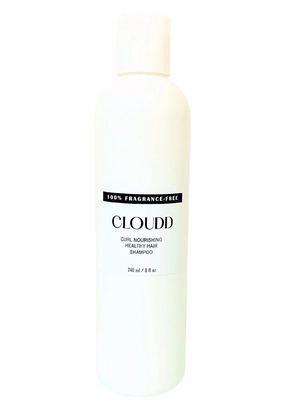 Fragrance-Free Curl Nourishing Healthy Hair Shampoo, 100% Fragrance-Free and Essential Oil-Free, Unscented