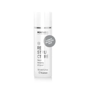 FRAMESI Morphosis Restructure Hair Beauty Elixir 5.1 fl oz, 5-Minute Weightless Mask, Repairing Conditioner, Natural Ingredients, Color Safe