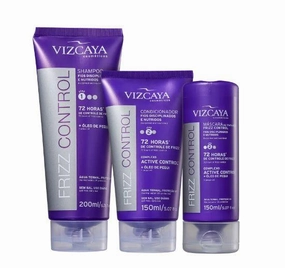 Frizz Control D-Panthenol Creatine Ojon Pequi Oils Treatment Kit 3 Prod. - Vizcaya