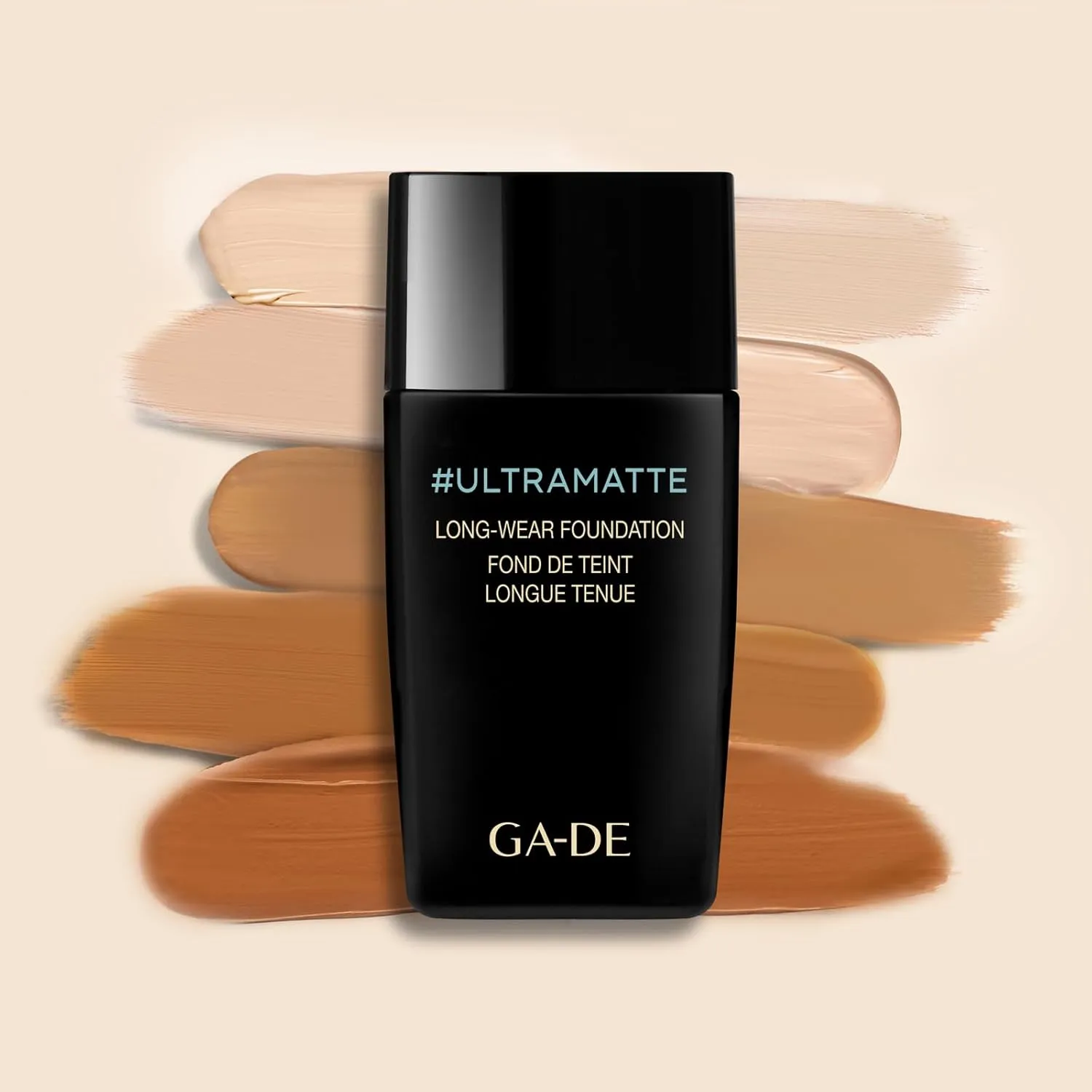 GA-DE Ultramate Long-Wear Foundation, 150 - Sweat-Resistant and No-Transfer Cream Foundation - Face Makeup for Flawless Ultra-Matte Finish - 1 oz