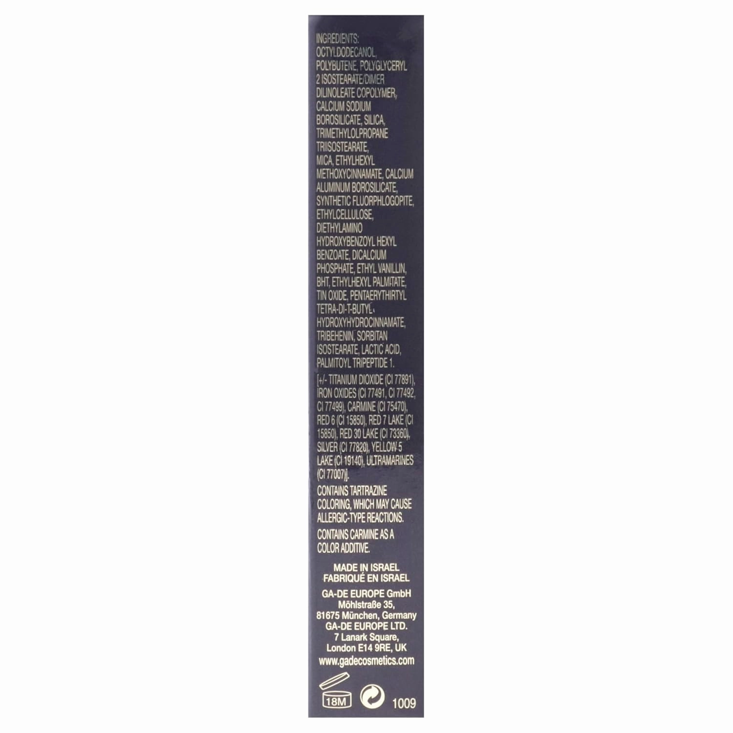 GA-DE Crystal Lights Lip Gloss, 503 - Enriched with Light-Reflecting Crystal Pearls - Smooth, Silky, Rich Color - Moisturizes and Adds Shine - 0.2 oz