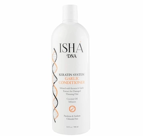 Garlic Conditioner - 32 Fl Oz, Infused with Keratin and Garlic Extract For Damaged Thinning Hair - Stops Hair Loss and Promotes Growth - Deep Conditioning - Sulfate and Paraben Free