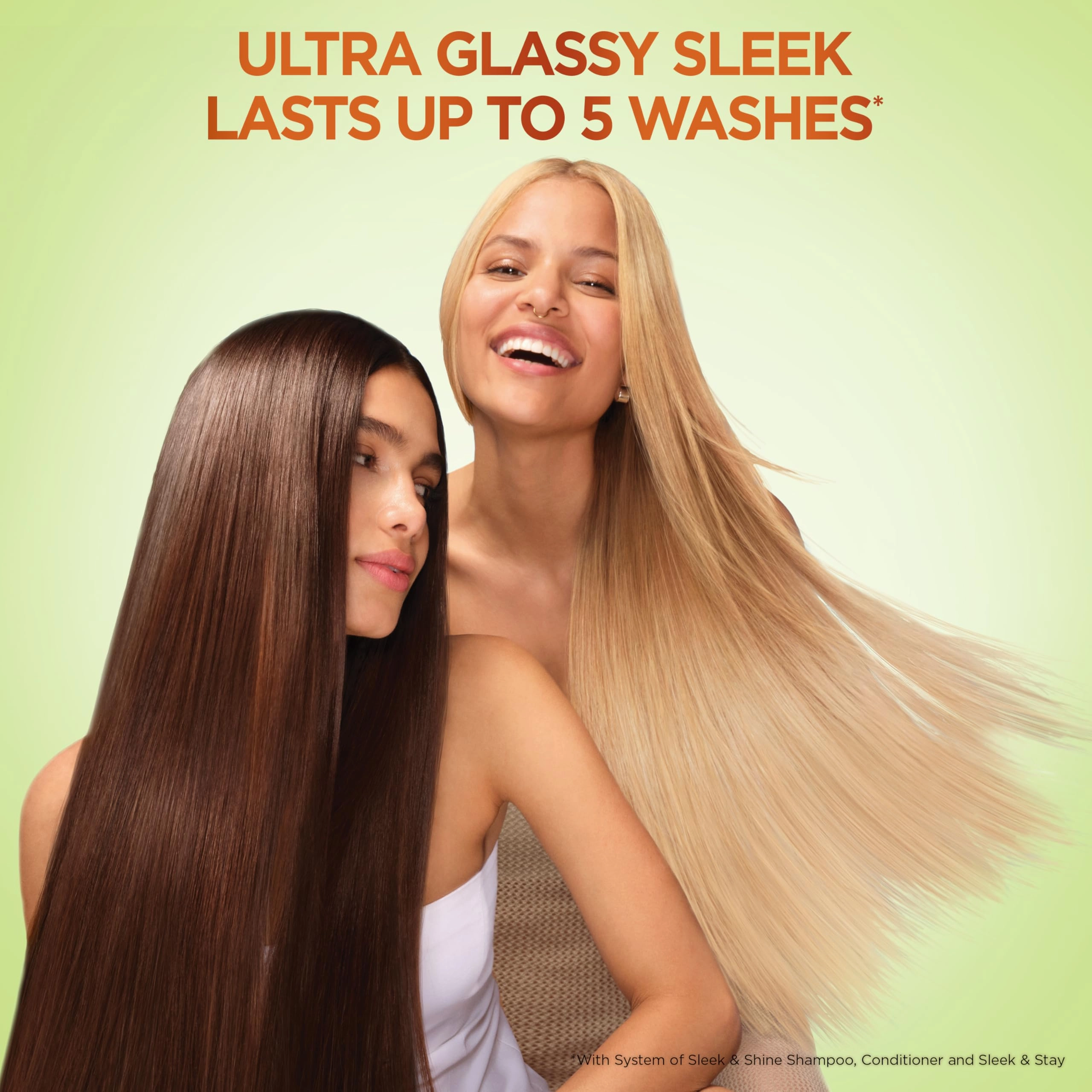Garnier Fructis Sleek & Shine Conditioner, Frizzy, Dry, Unmanageable Hair, 21 fl. oz.(Packaging May Vary)