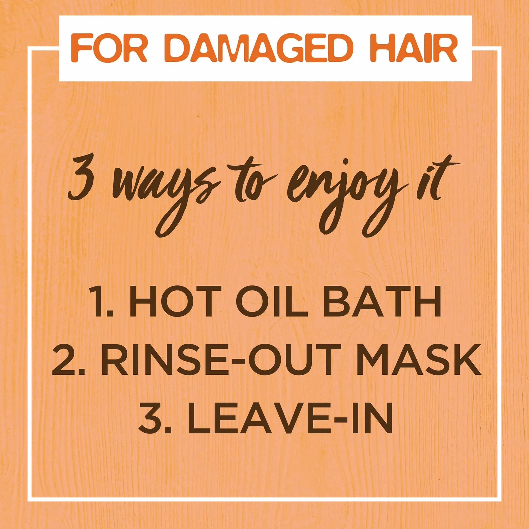 Garnier Ultra Doux Repairing Hair Food Mask & Leave-In Conditioner Damaged Hair Papaya 390ml