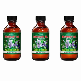 Germa Rosemary Oil. Natural Hair Serum, Conditioner, Hand Moisturizer and Anti-Aging Oil. floral Scent. 2 oz. Pack of 3