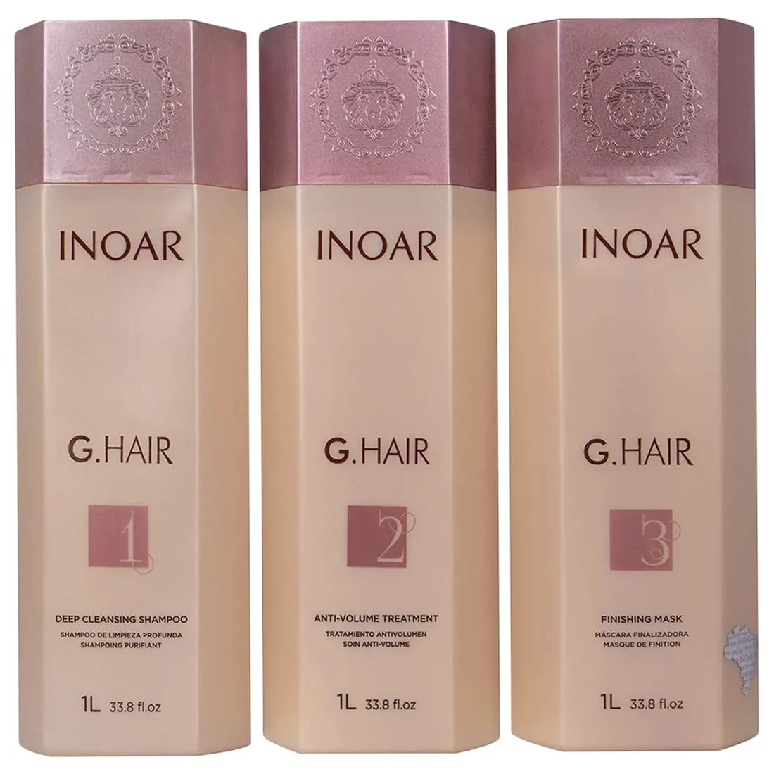 GHAIR Smoothing Treatment Original Formula, 33.8 FL OZ (pack of 3)