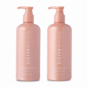 Give Me Life Bundle Shampoo and Conditioner Set | Hydrating & Moisturizing Formula   Hair Growth & Smoothing Care | For All Hair Types, Including Colored & Oily Hair