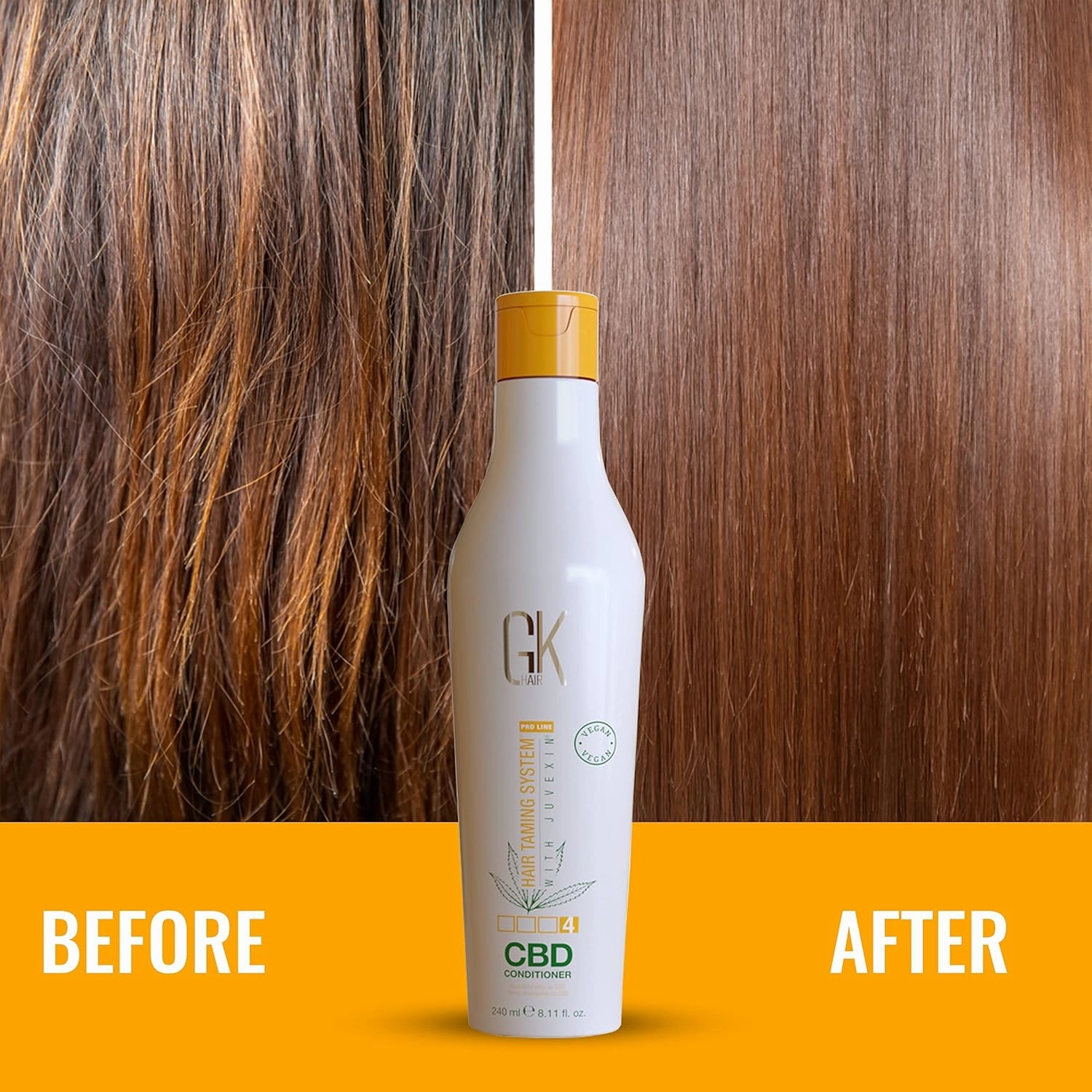 GK HAIR Hemp Shampoo and Conditioner Sets Hydrating Strengthening Color Treated Damaged Repair Provides Nourishing & Shine Natural Organic Vegan Sulfate Paraben Free (Conditioner)