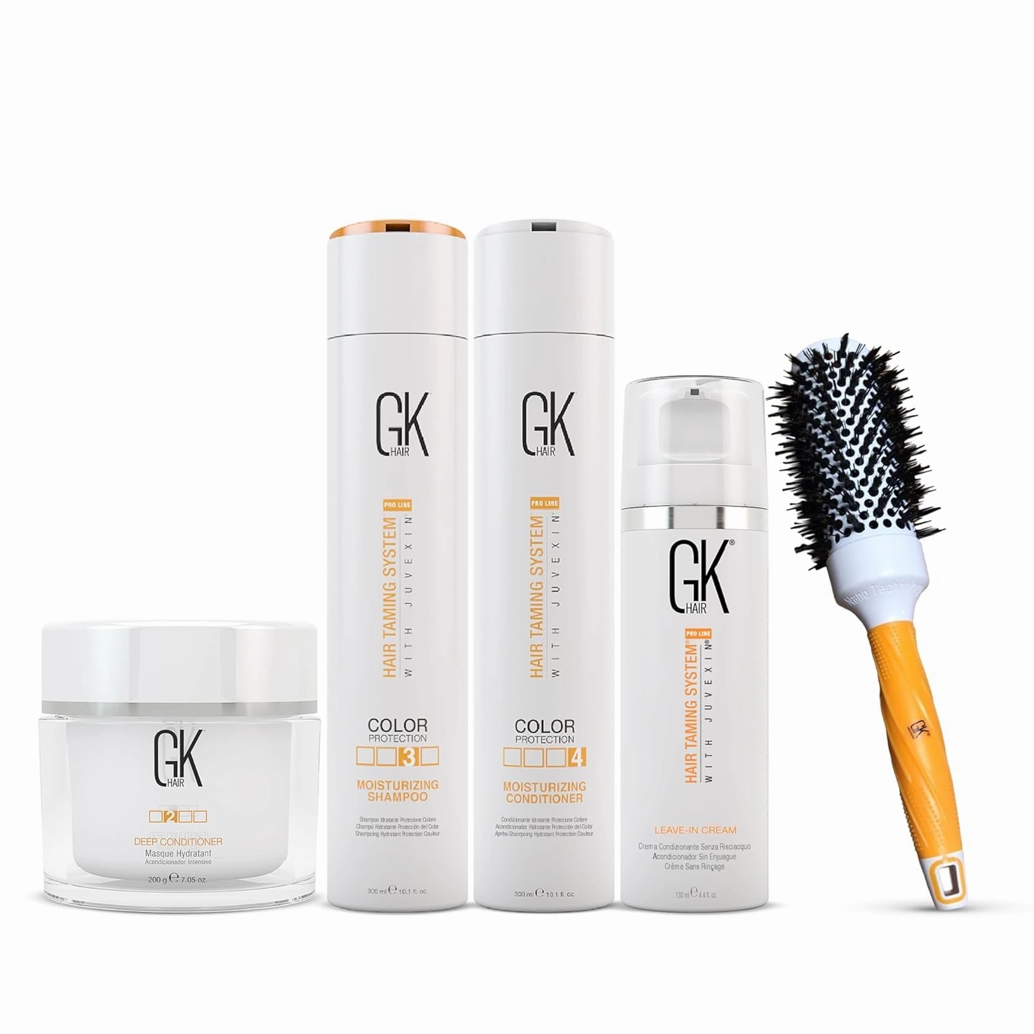GK HAIR Ultimate Hair Care Collection – Intensive Treatments & Styling Essentials for All Hair Types, Including Smoothing Shampoo, Deep Conditioning, Frizz Control, Hydration, and Shine