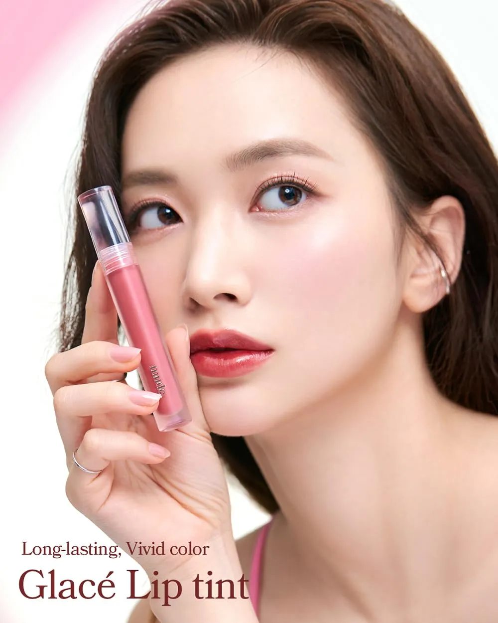 Glacé Lip Tint 05 Windy Long-Lasting Liquid Stain Buildable Layer with Glossy Finish for Juicy Glowy Lips K-Beauty K-Cosmetics
