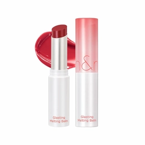Glasting Melting Balm - High-Shine, Hydrating Tinted Lip Balm - Buildable Gloss & Vegan Formula - Korean Glossy Lip Balm with Shea Butter 0.12 oz (#04 Hippie Berry)